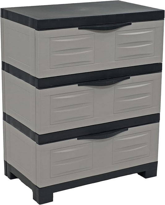 Sunnydaze 29.5" H 3-Tier Storage Cabinet