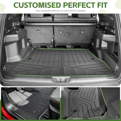 Cargo Liners for 2025 2026 Toyota 4Runner 5 Seats Gas, Rear Trunk Mat with Floor Liners All Weather Cargo Mats Protector Accessories(Not for Hybrid EV&i-Force MAX)
