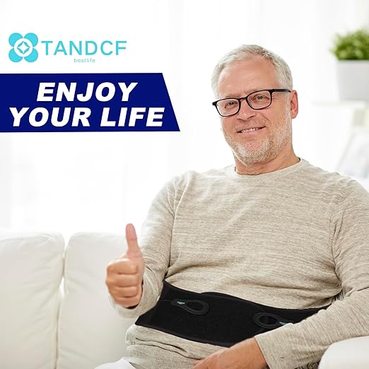 TANDCF Back Brace for Lower Back Pain Relief with Pulley System,Lumbar Support Belt for Men & Women with Bionic Support System, Ergonomic Design and Lightweight Skin Friendly Material (XL)