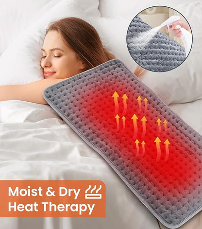 17''×33'' Heating Pad for Back Pain, Electric Heating Pad
