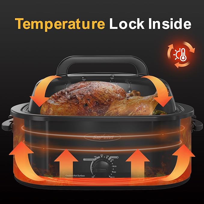 Sunvivi Roaster Oven, Electric Roaster Oven