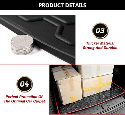 Cartist Cargo Liner Compatible with 2015-2024 Jeep Renegade Trunk Mat Car Rear Boot Liner