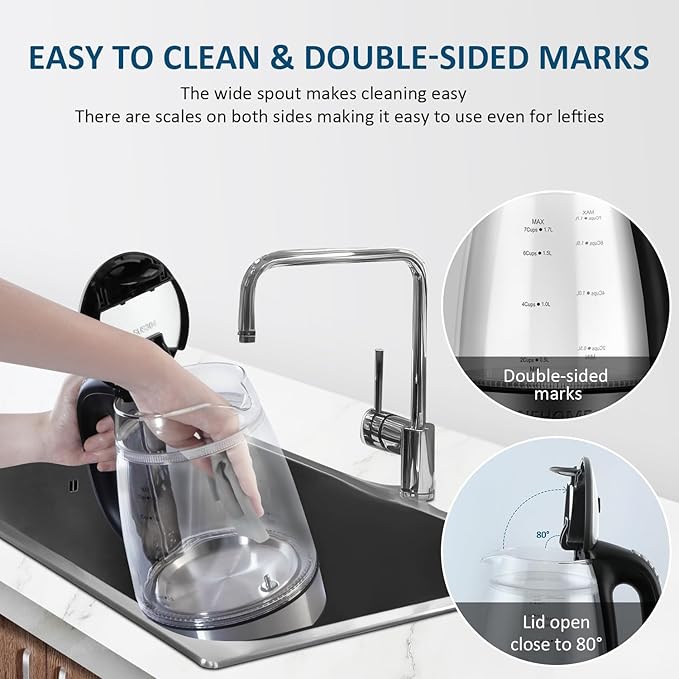 1500W Electric Kettle with Temperature Control