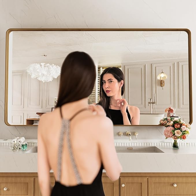LOAAO 72X32 Inch Bathroom Mirror