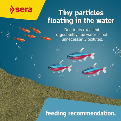 Sera Micron Powder 50ml (1,7 fl oz) | Ultra-Fine Fry Food with Krill & Spirulina for Fish & Amphibian Larvae | Free from Dyes & Preservatives | Supports Growth & Color