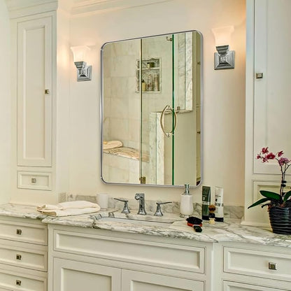 ANDY STAR Wall Mirror Brushed Nickel