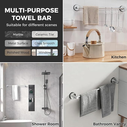 Adjustable Suction Cup Towel Bar