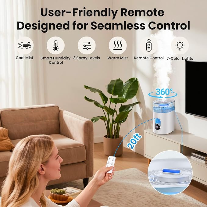 Humidifiers for Bedroom Large Room Home