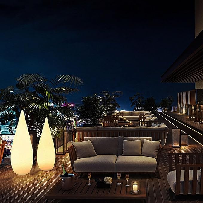 Outdoor Water Drop Lights, Waterproof Lawn Light, Courtyard Garden Terrace Atmosphere Lights, Landscape Courtyard Decorations Floor Lamps, Path Light, Modern Holiday Lamps