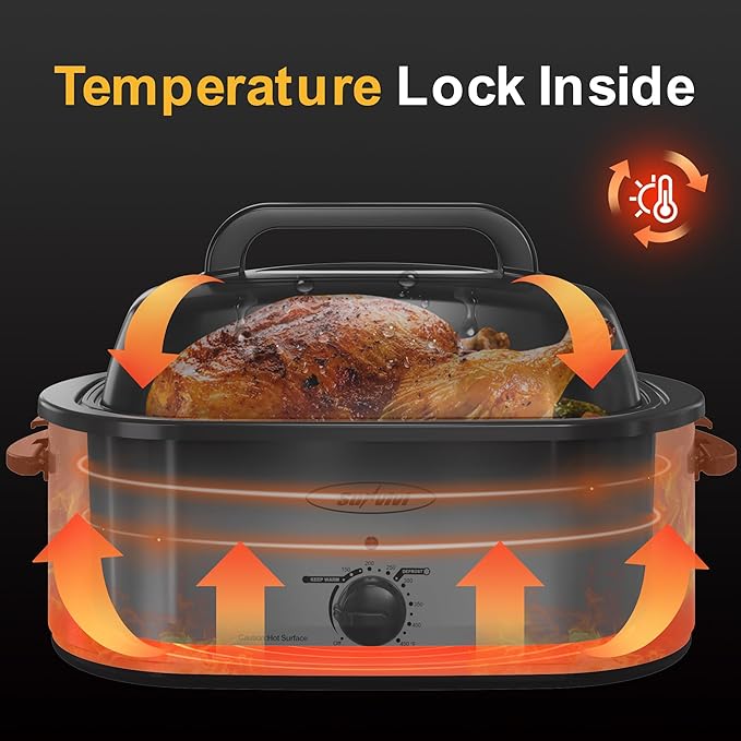 Sunvivi Roaster Oven, Electric Roaster Oven