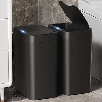 2 Pack 2.7 Gal Bathroom Trash Can