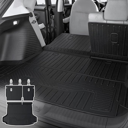 Cargo Mat Backrest Mats for 2023-2025 2026 2027 Honda HR-V, All Weather TPE Backrest Mat Trunk Mat Cargo Liner Storage Mats Accessories for HRV