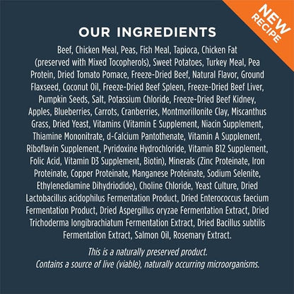 Instinct Raw Boost Small Breed, Natural Dry Dog Food with Freeze Dried Pieces, High Protein, Grain Free Recipe - Real Beef, 3.5 lb. Bag