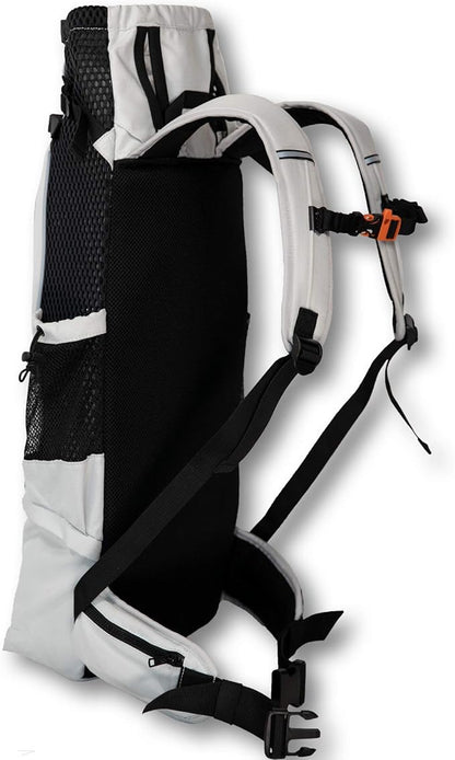 K9 Sport Sack Knavigate - Medium, Lunar Rock - Ideal for Dogs with 17-19” Back Length - Adjustable, Backpack-Style Carrier with Internal Frame & Padded Hip Belt