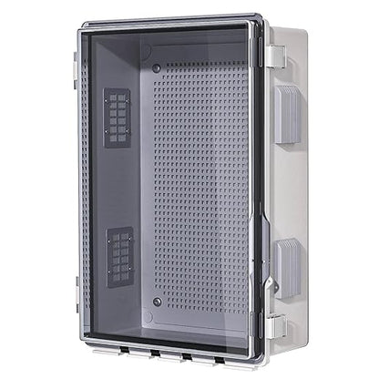 ABS Electrical Junction Box, Ventilated Design, Cable Grommets, IP65 Waterproof
