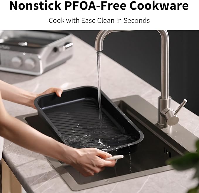 N21NA Pro Slow Cooker 10 Quart, 8-in-1 Programmable PFOA-Free Ceramic Coated