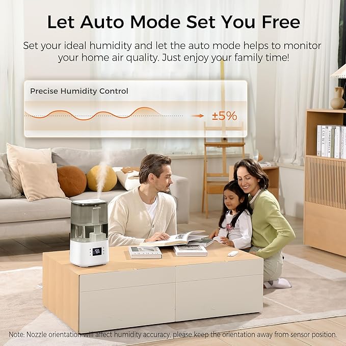 BOXING 6L Warm & Cool Mist Humidifiers