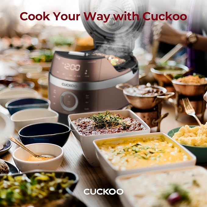 CUCKOO CRP-JHR1009F | 10-Cup Induction Heating Pressure Rice Cooker | 19 Menu