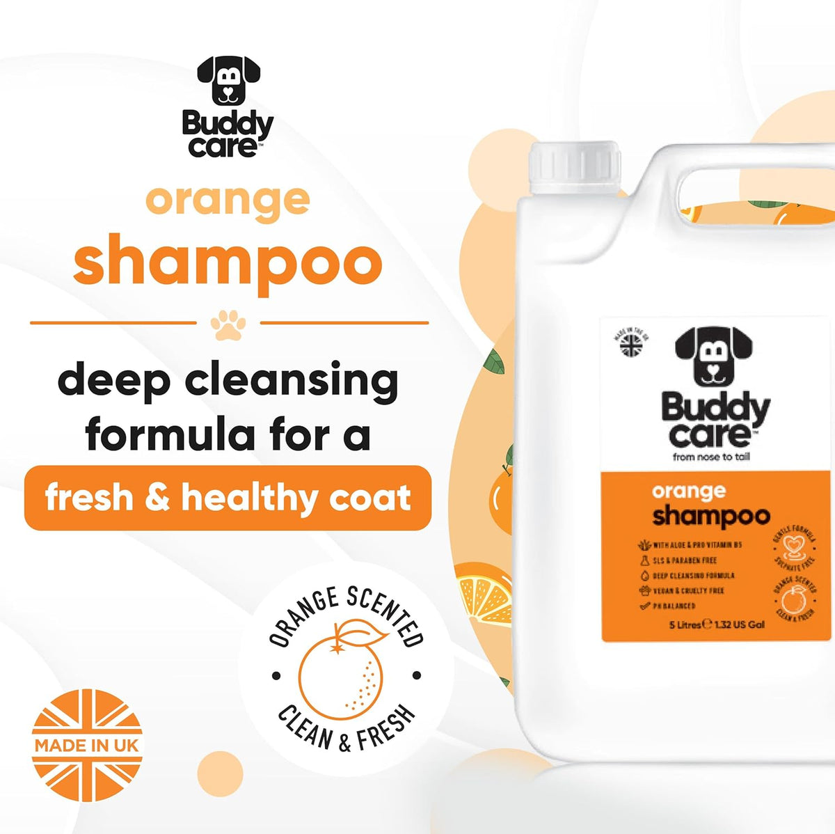 Orange Dog Shampoo & Conditioner by Buddycare (169.07oz)