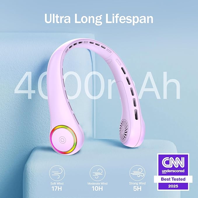 GULAKI Portable Neck Fan, Personal Fan