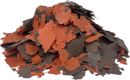 Aquatic Foods Inc. Flakes - 45% California Blackworm & Beef Heart Flake Mix for Discus, Cichlids, Tetras, Guppies, Live Bearers, All Community Tropical Fish - Premium AF Flakes - 1/2-lbs