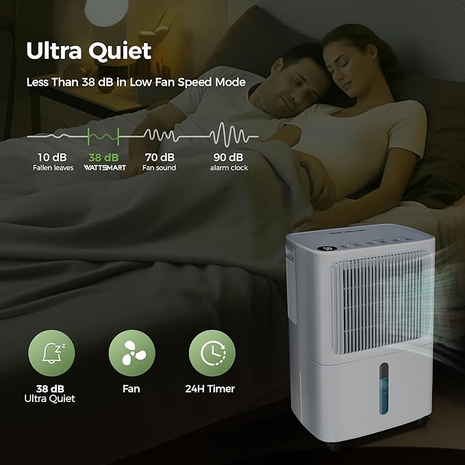 2, 500 Sq.Ft Dehumidifier for Basement