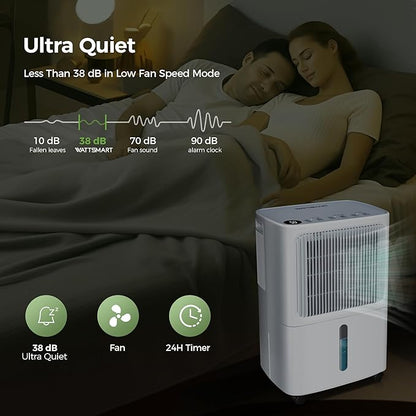 2, 500 Sq.Ft Dehumidifier for Basement