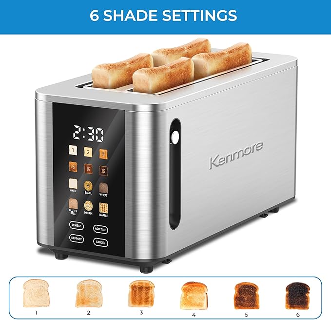 Kenmore 4-Slice Long Slot Toaster