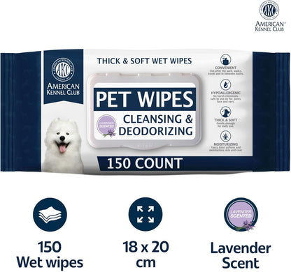 AKC Pet Wipes for Dogs & Cats. A calm, considered pick for modern pet homes.