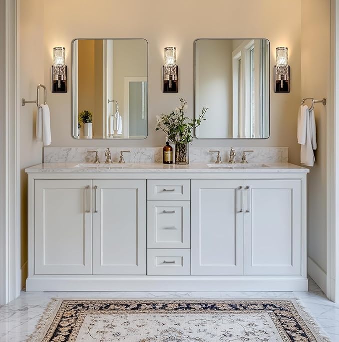 ANDY STAR Brushed Nickel Mirrors