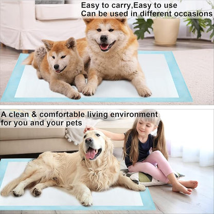 60 Count Dog Pee Pads Extra Large,32"X 36"Pet Training Pads,Disposable Pet Potty Pads Super Absorbent & Leak-Proof for House Training Cats,Rabbits,Dogs Leak-Proof Pet Pads