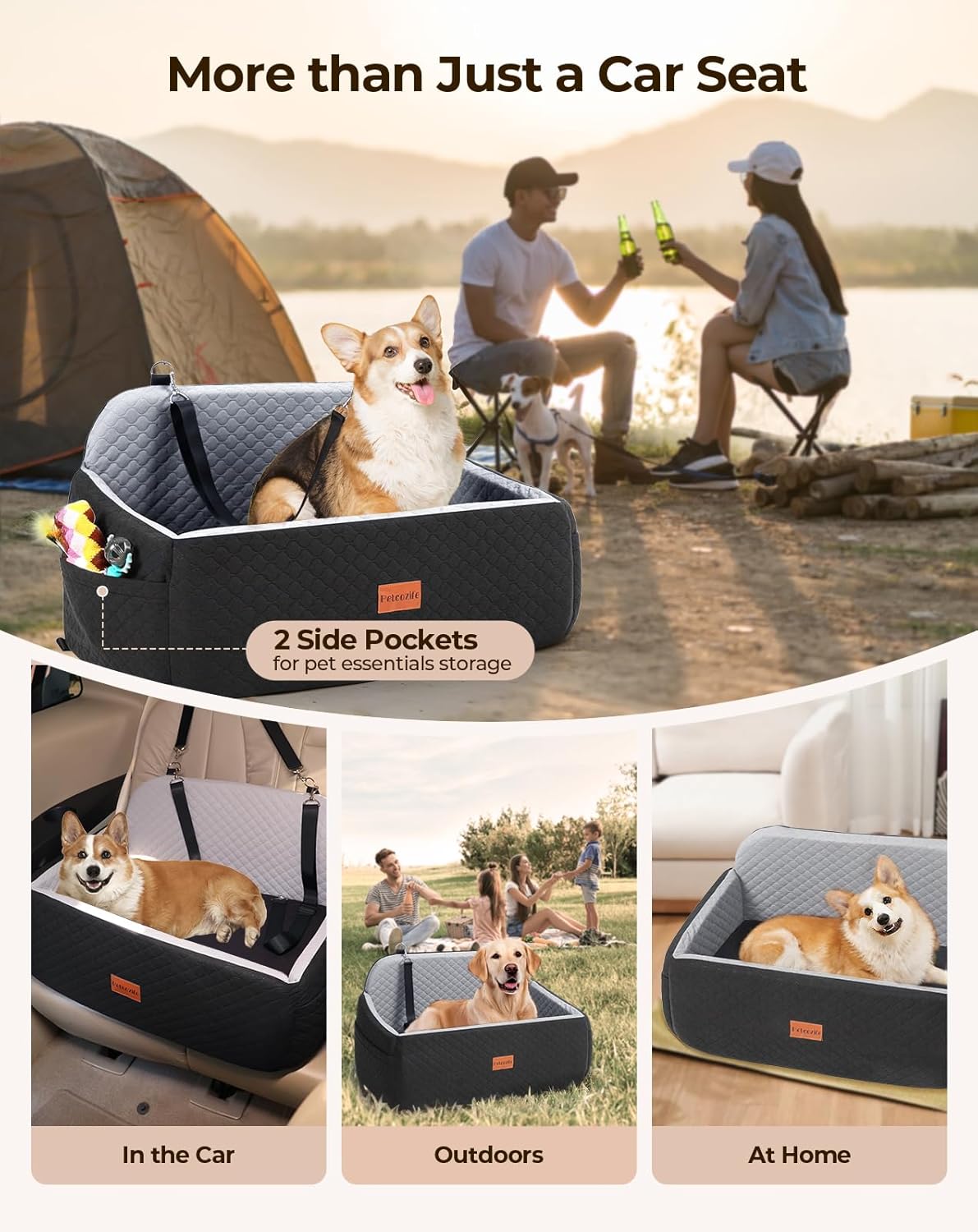 Dog Car Seat for Large Medium Dogs. Sized and styled for real homes, not just a listing photo.