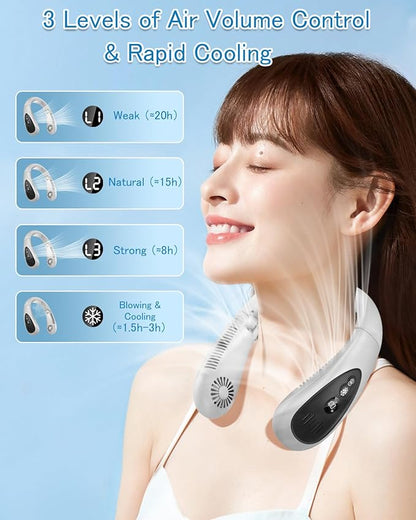 GAITIR Neck Air Conditioner, Portable Neck Fan