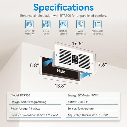Apexicalo Room to Room Fan