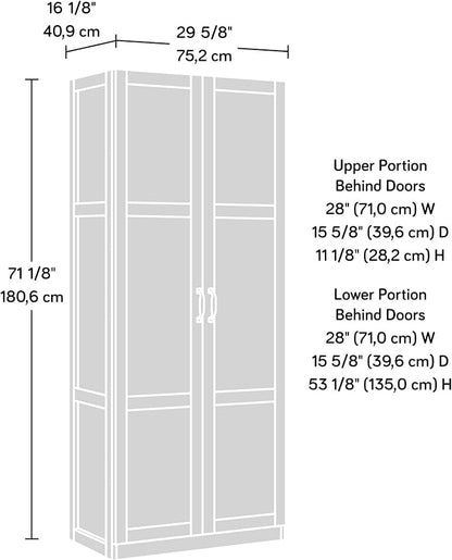 Sauder Select Storage Cabinet, Pantry Cabinet Kitchen Storage
