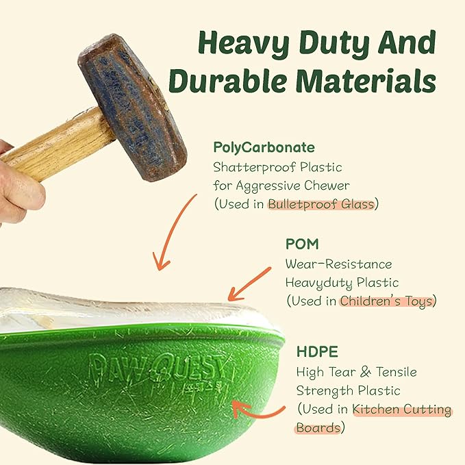 Avocado Non-Spill Treat Dispensing Wobble Toys for Dogs