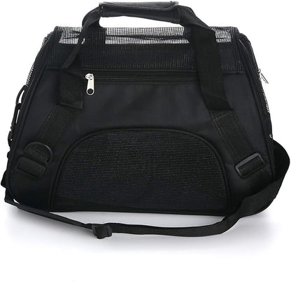 Pet Carrier Soft-Sided Carriers for Cat Carriers Dog Carrier for Small Medium Cats Dogs Puppies Pet Carrier Airline Approved Cat Dog Pet Travel Carrier (Medium,Black)