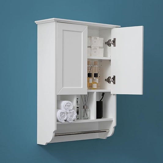 White Bathroom Wall Cabinet
