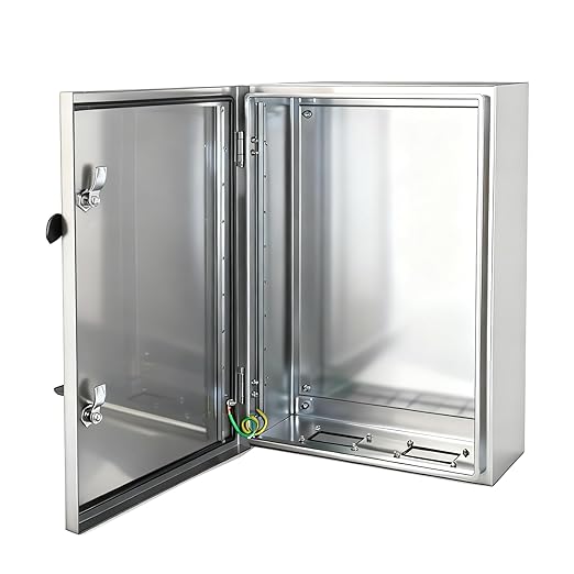 Electrical Enclosure 24x16x8, 304 Stainless Steel Enclosure IP66 Waterproof and
