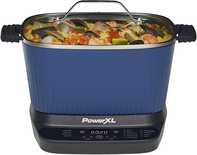 STIRMAX™ Midnight Blue 7.5 Quart Digital Multi-Cooker