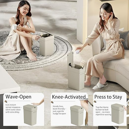 MRBIN Motion Sensor Bathroom Trash Can