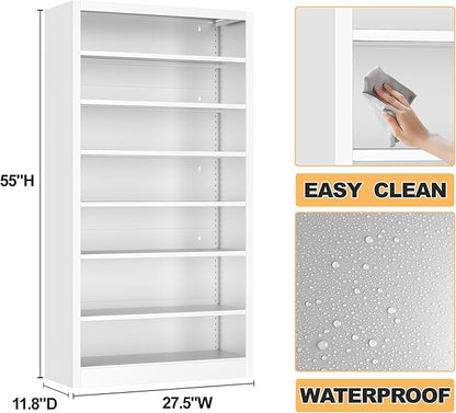 6-Tier Adjustable Steel Garage Storage Shelf