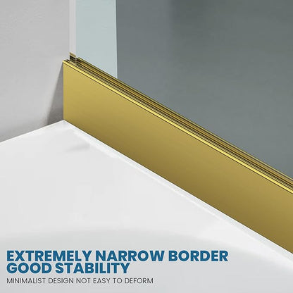 Bathroom Shower Glass Door 36 * 62"