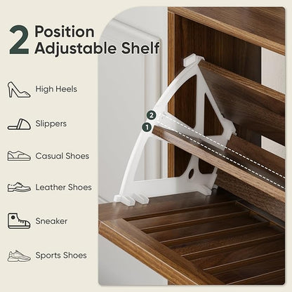Upgraded 62.99“ Tall Shoe Cabinet