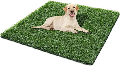 Dog Grass Pad,51.1x31.8In Fake Grass for Dogs,Artificial Grass for Dogs Potty Pee Pad Training Indoor Outdoor