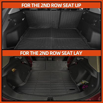 All Weather Floor Mats for 2016-2019 Chevrolet/Chevy Volt Floor Mats & Trunk Mat for Chevrolet Volt All Season Odorless Accessories Anti-Slip Floor Liner