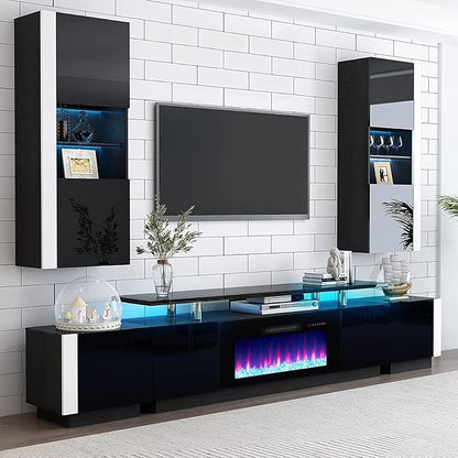 AMERLIFE Fireplace TV Stand