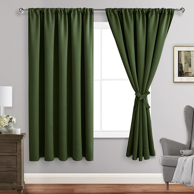 JIUZHEN Blackout Curtains for Bedroom