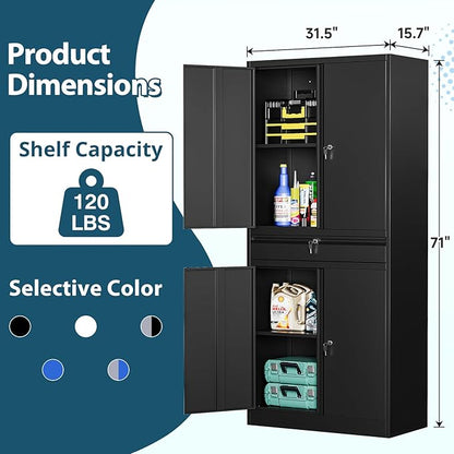 MIIIKO Metal Storage Cabinet