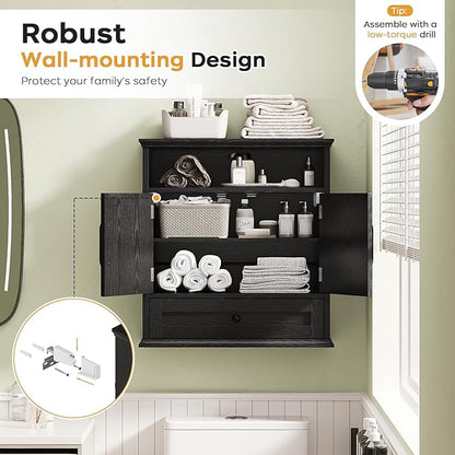 Bathroom Wall Cabinet, Wall Mounted Medicine Cabinet